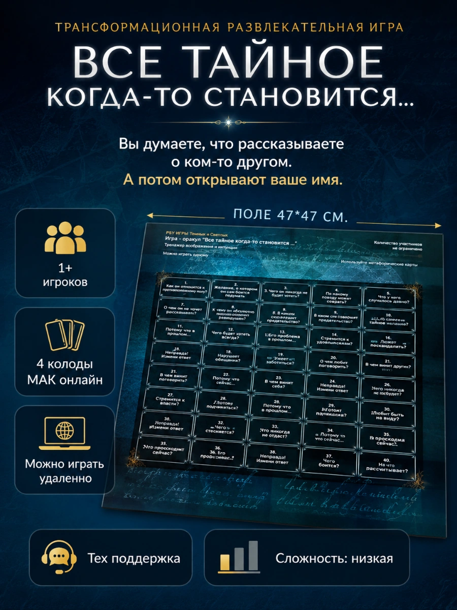 Обложка игры «Всё тайное когда-то становится…»