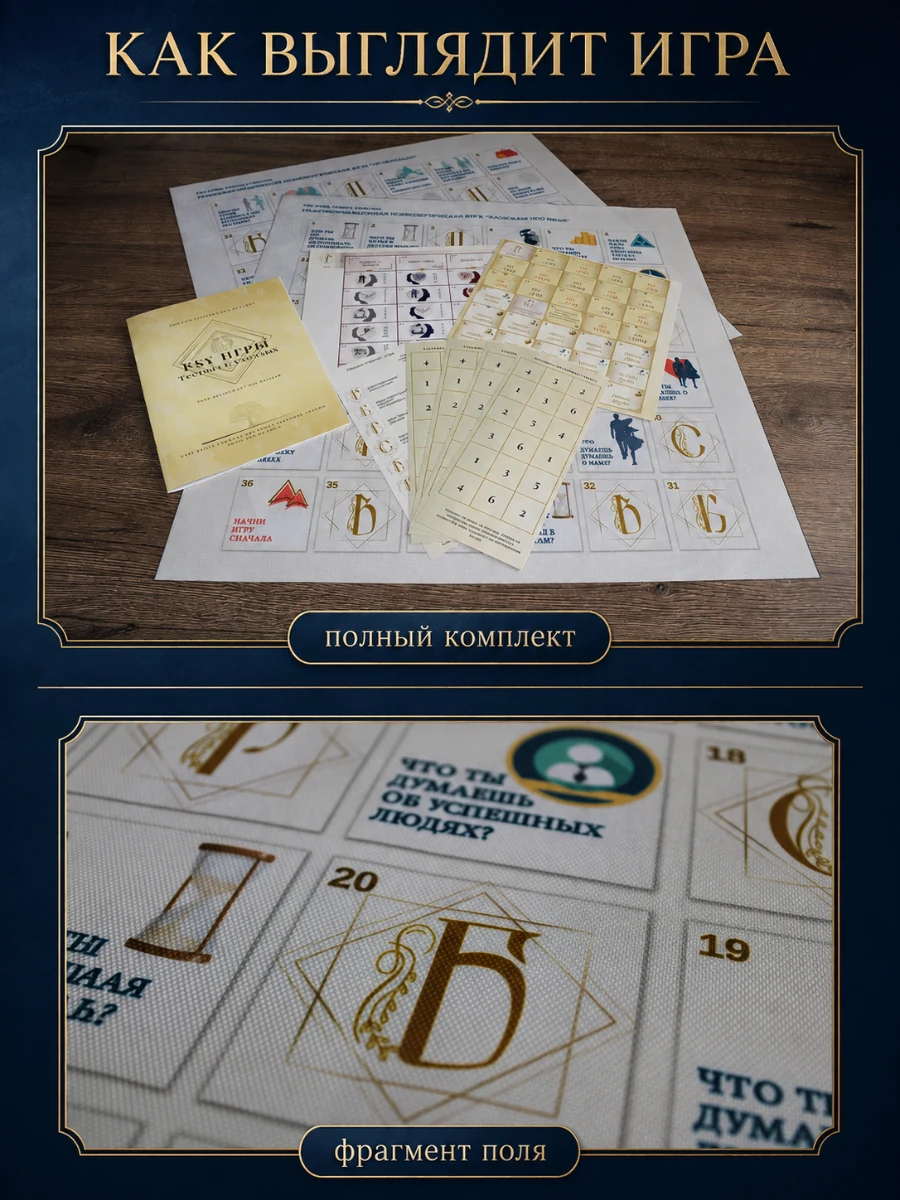 Как выглядит комплект игры «Я Море»