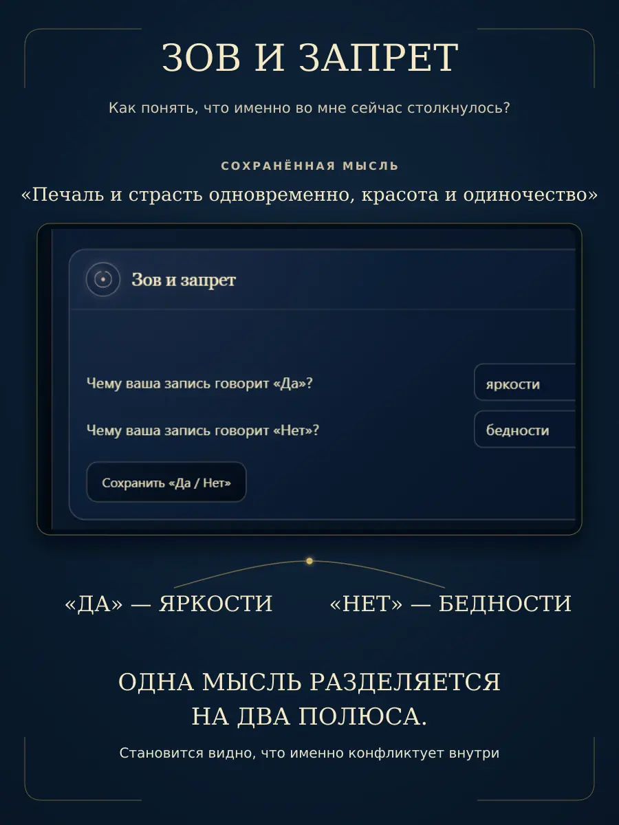 Инструмент Зов и запрет