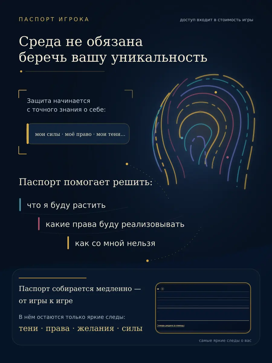 Паспорт игрока