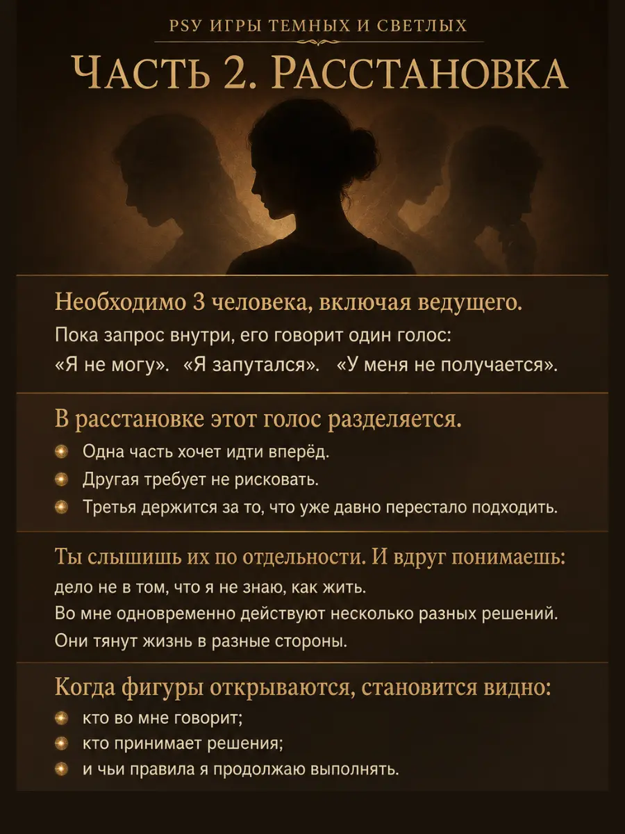 Расстановочная часть игры